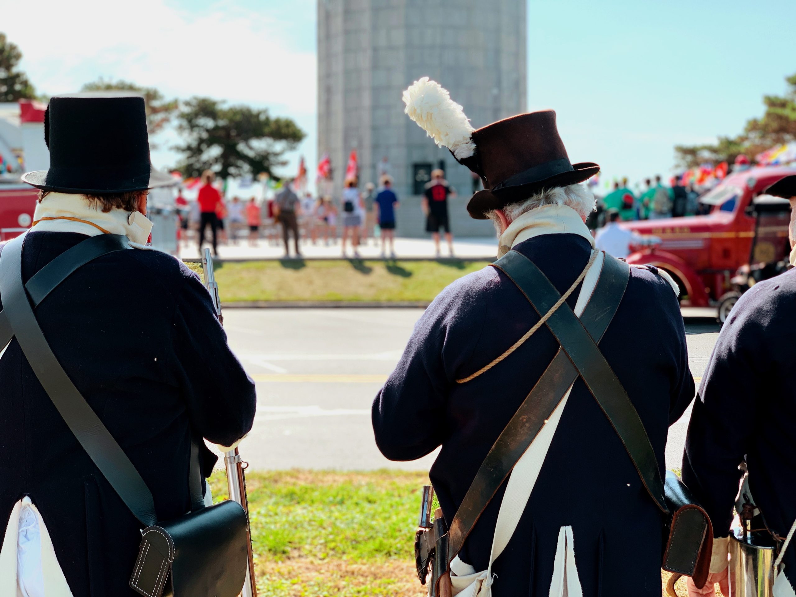 a group of people wearing costumes